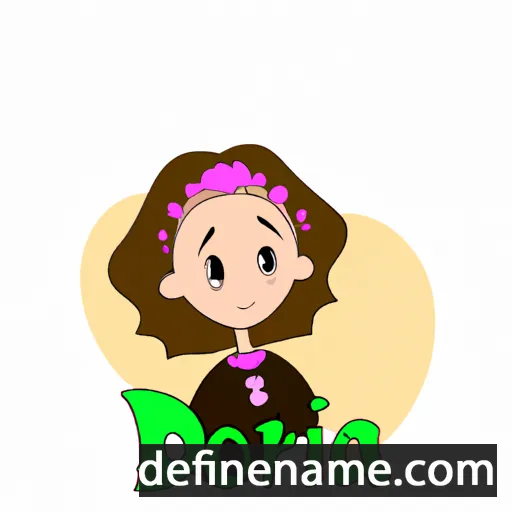 cartoon of the name Dorija