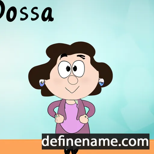 cartoon of the name Dorisa