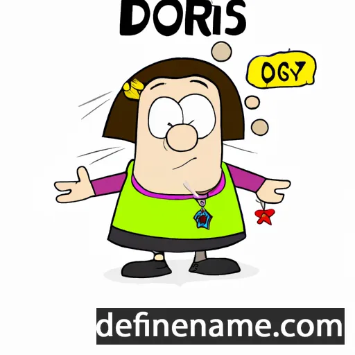 cartoon of the name Dorisz