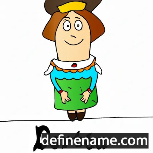 cartoon of the name Doroteea