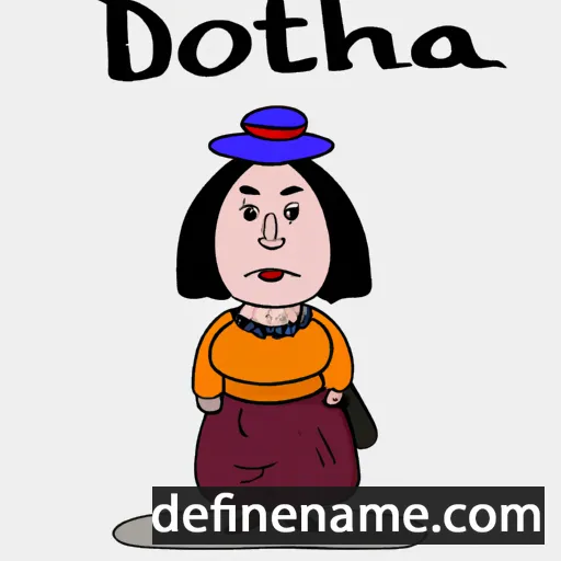 cartoon of the name Dorotha