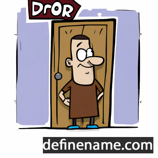 cartoon of the name Dorr