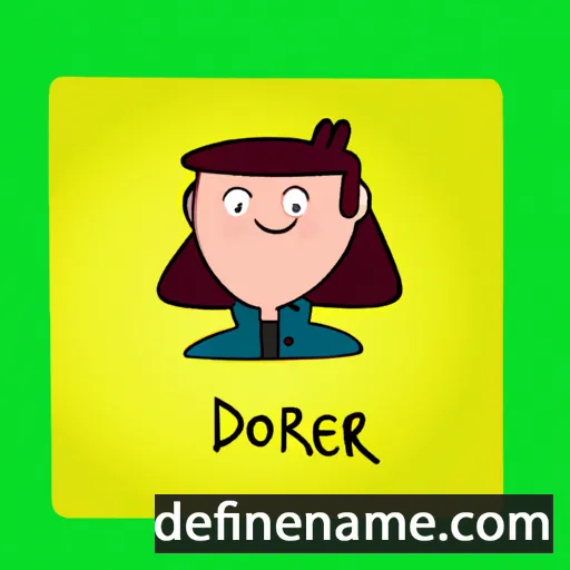 cartoon of the name Dorreen