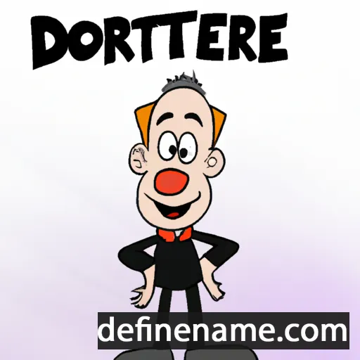 cartoon of the name Dorrett