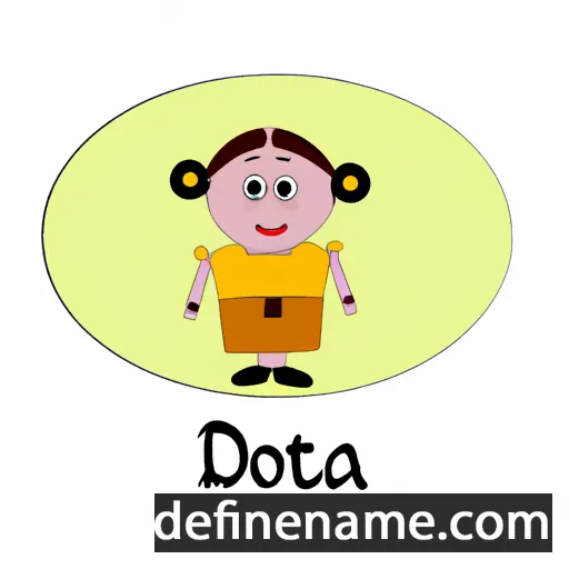 cartoon of the name Dorta