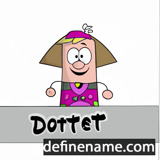 cartoon of the name Dortje