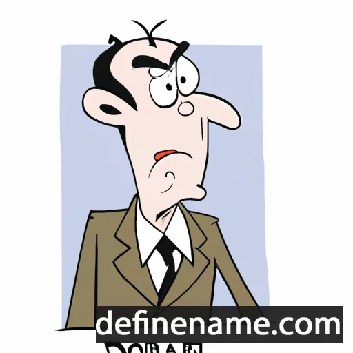 cartoon of the name Dorval