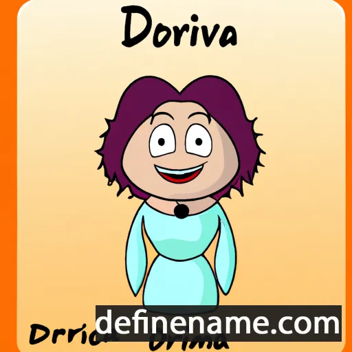 cartoon of the name Dorvina