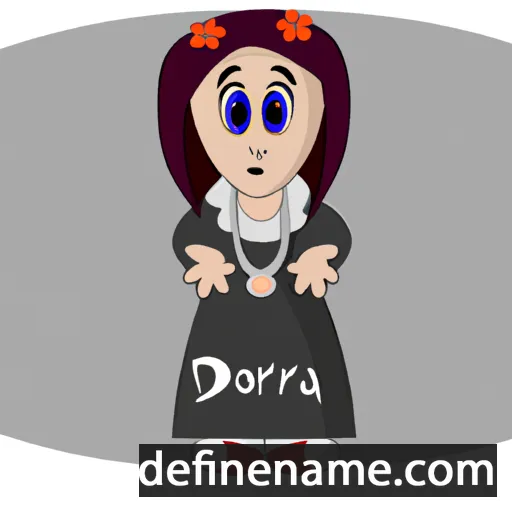 cartoon of the name Dorya