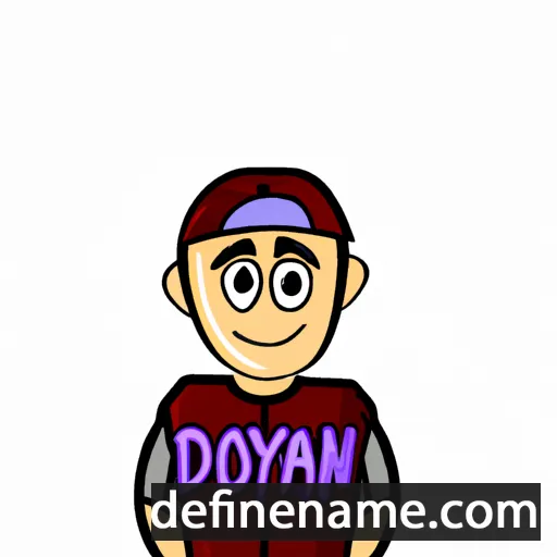 cartoon of the name Doryan