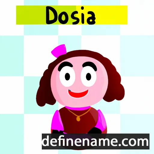 cartoon of the name Dosinda