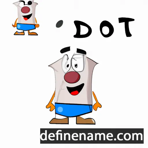 cartoon of the name Dotir