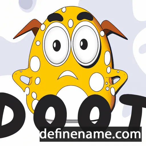 cartoon of the name Doto