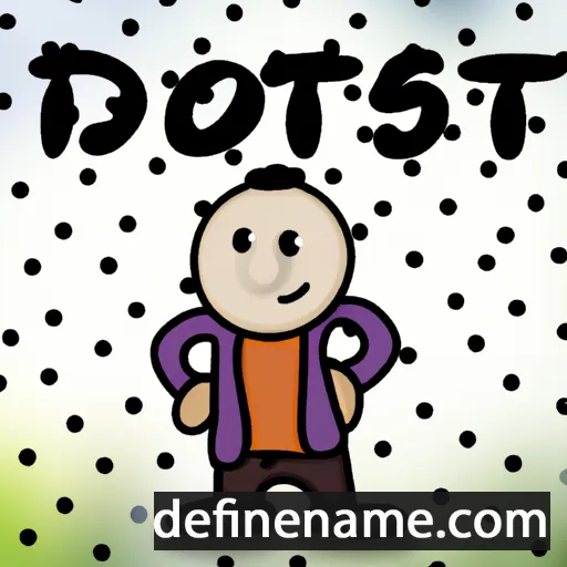 cartoon of the name Dotsi