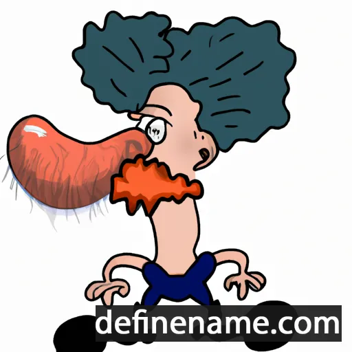 cartoon of the name Doubruše