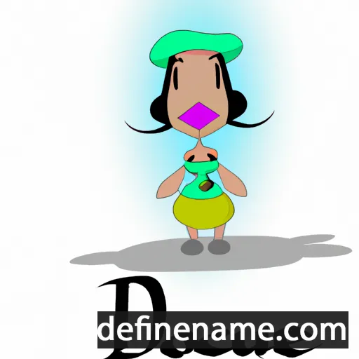 cartoon of the name Douce