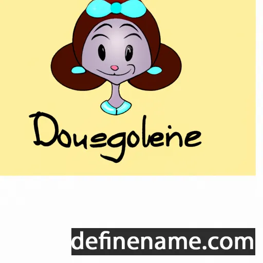 cartoon of the name Douceline