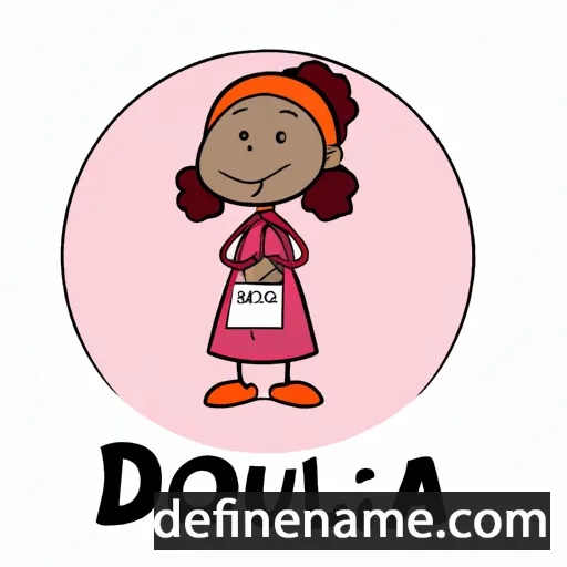 cartoon of the name Doula