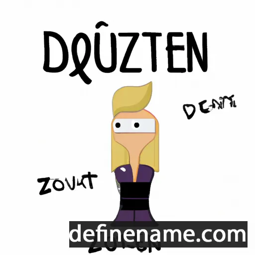 Doutzen cartoon