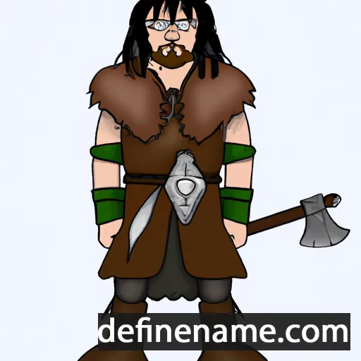 cartoon of the name Dovahkiin