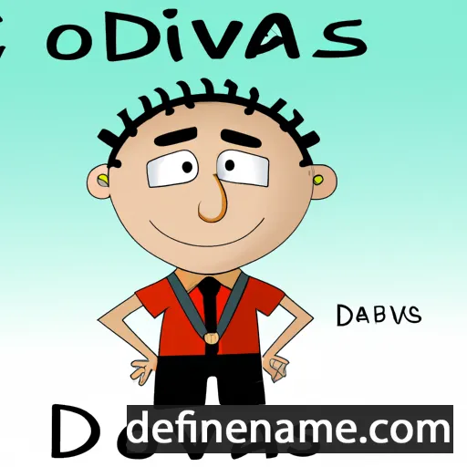 cartoon of the name Dovaidas