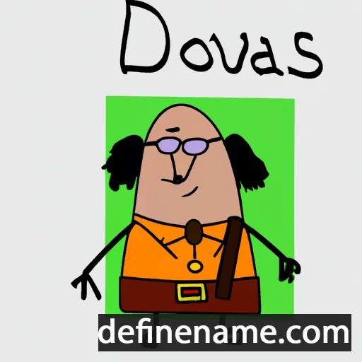 cartoon of the name Dovaldė