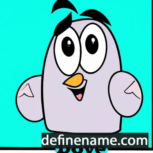 cartoon of the name Dovey