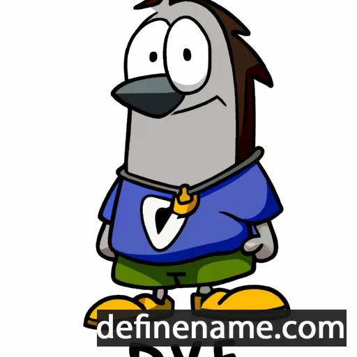 cartoon of the name Dovie