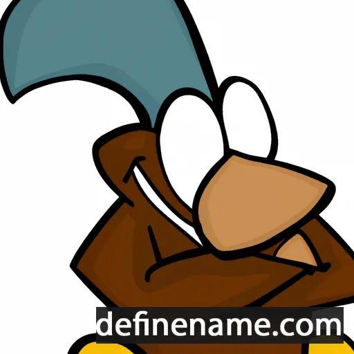 cartoon of the name Dowid