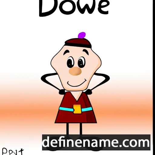 cartoon of the name Dowse