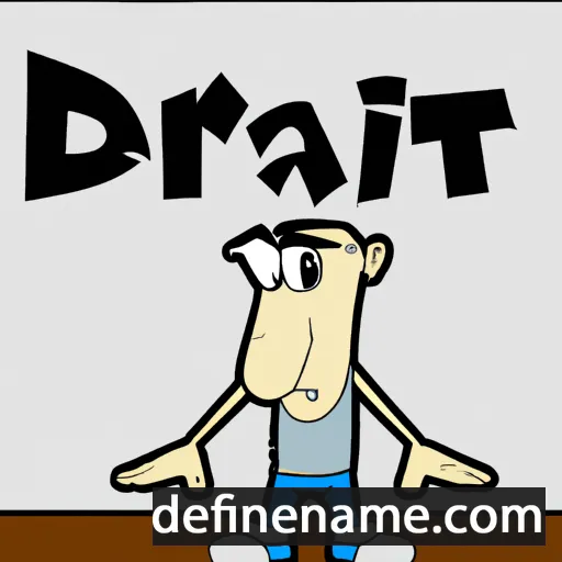 cartoon of the name Drafi