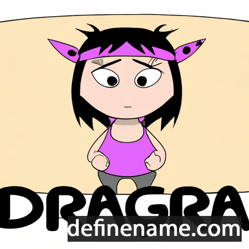 cartoon of the name Draganka