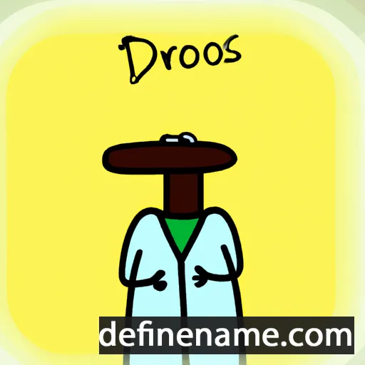 cartoon of the name Drahoš