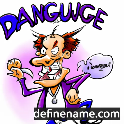 cartoon of the name Drangue