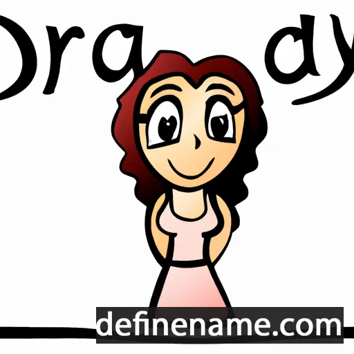 cartoon of the name Draya