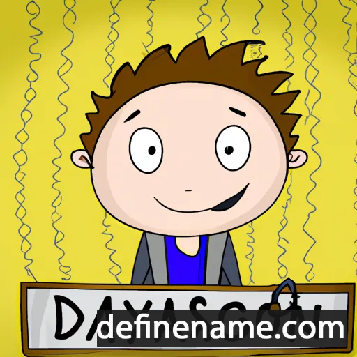 cartoon of the name Drayson