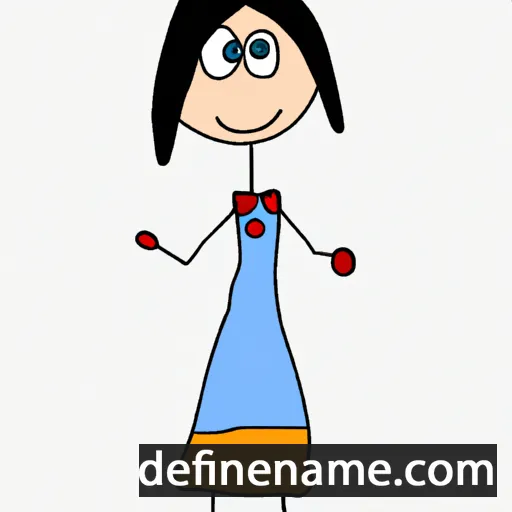 cartoon of the name Dražana