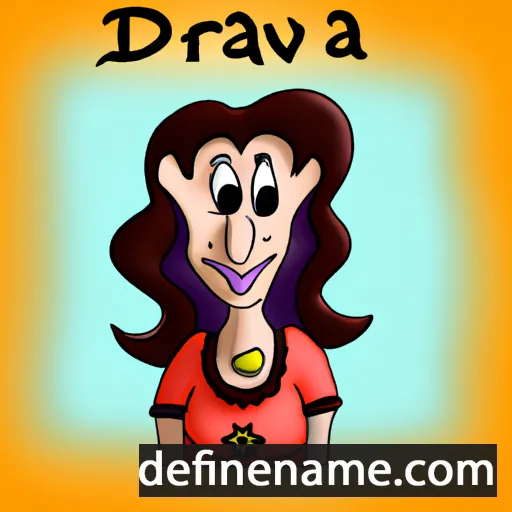 Dražislava cartoon