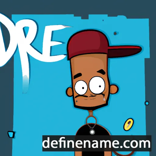 cartoon of the name Dré