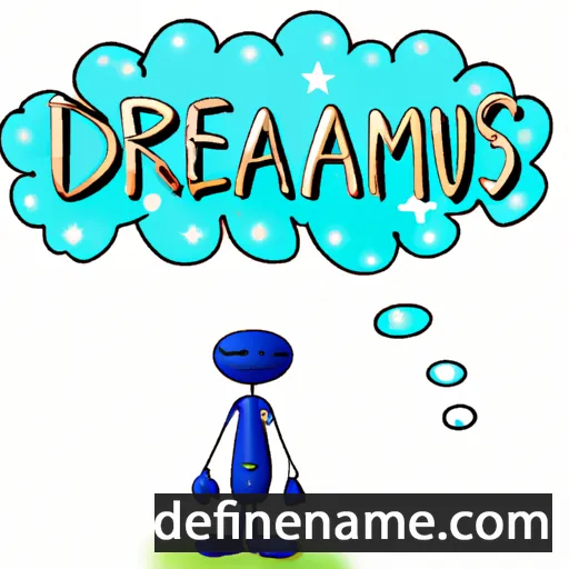 cartoon of the name Dreamius