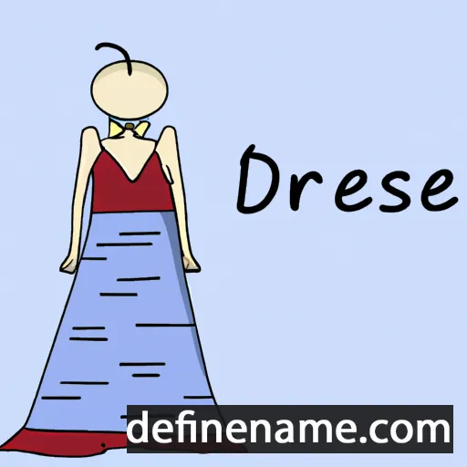 cartoon of the name Drees