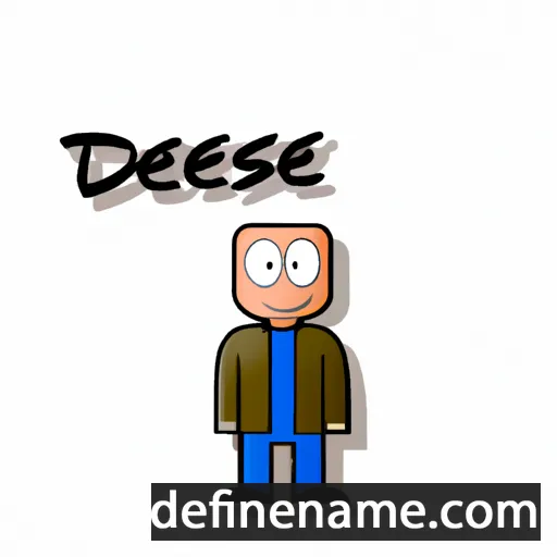 cartoon of the name Dreeske