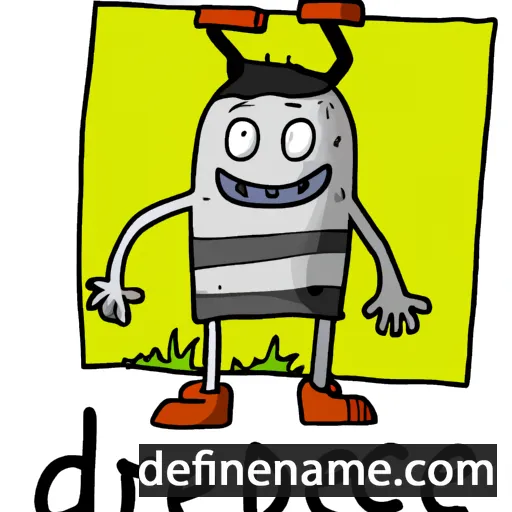 cartoon of the name Drejče