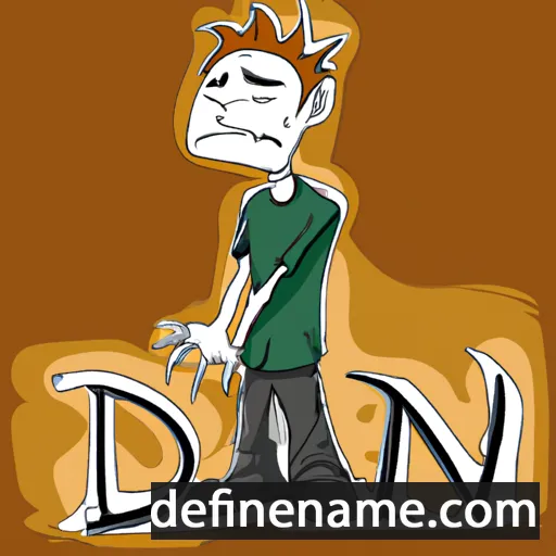 cartoon of the name Dren