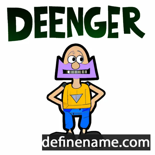 cartoon of the name Drengr