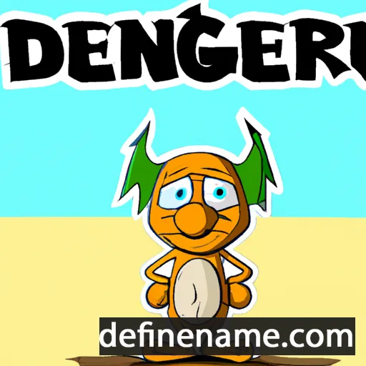 cartoon of the name Drengur