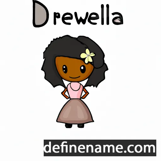 cartoon of the name Drewsella