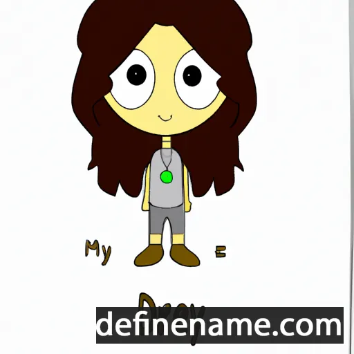 cartoon of the name Dreya