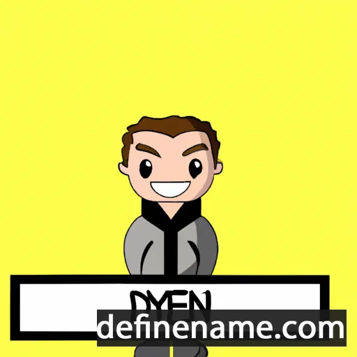 cartoon of the name Dreyden