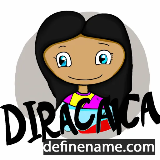 cartoon of the name Drianca